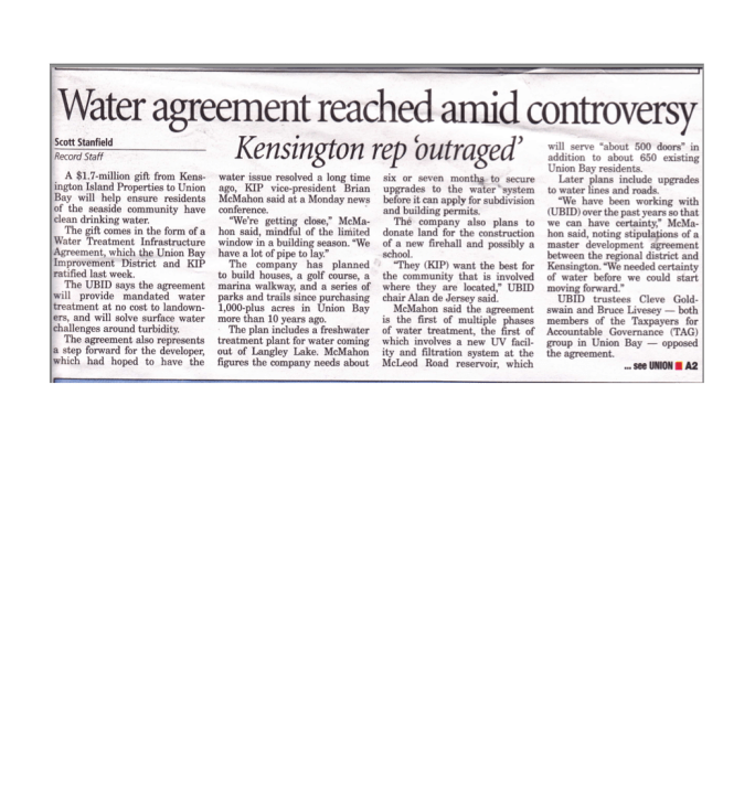 27 April 2011 Record pg 1