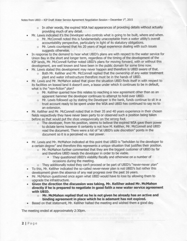 Dec 2015 minutes of negotiation meeting memorandum 1