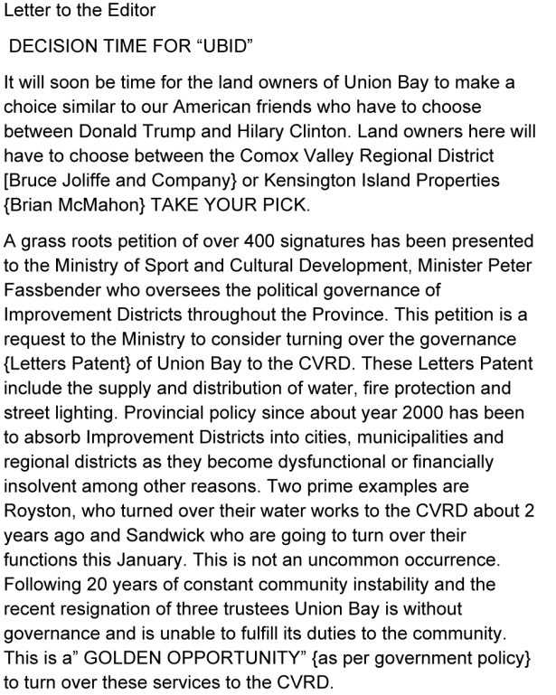 DECISISION TIME FOR-1